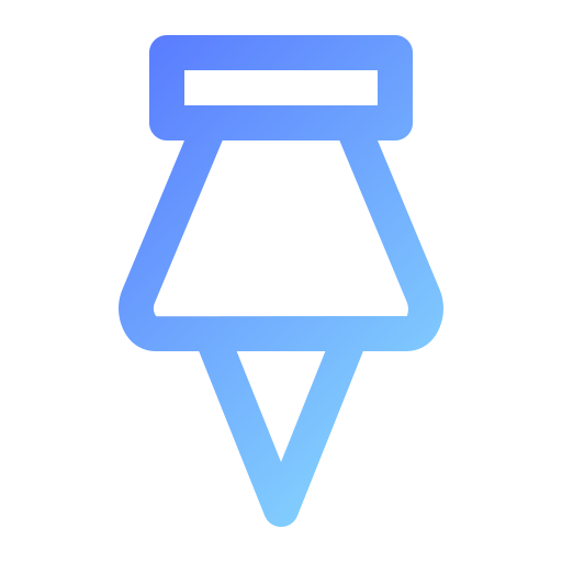 핀 Generic gradient outline icon