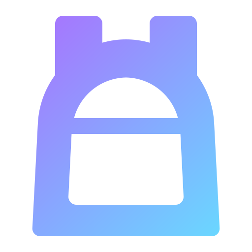School bag Generic gradient fill icon
