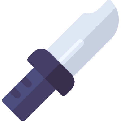 coltello Basic Rounded Flat icona