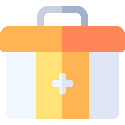 First aid kit Basic Rounded Flat icon