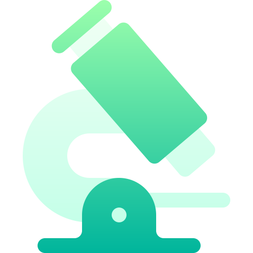 mikroskop Basic Gradient Gradient icon
