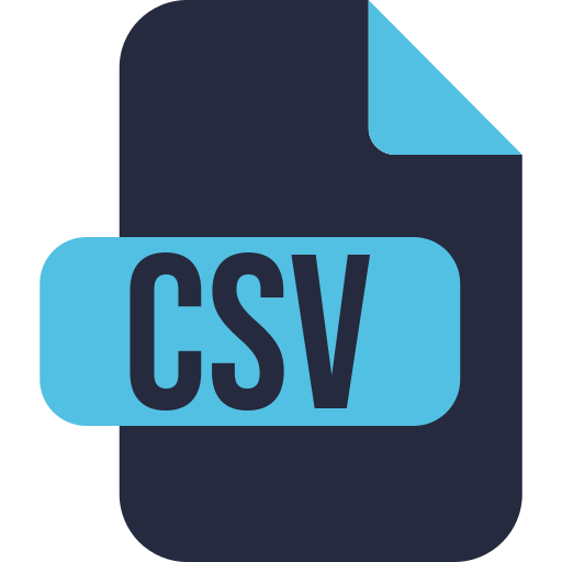 csv Generic color fill icon