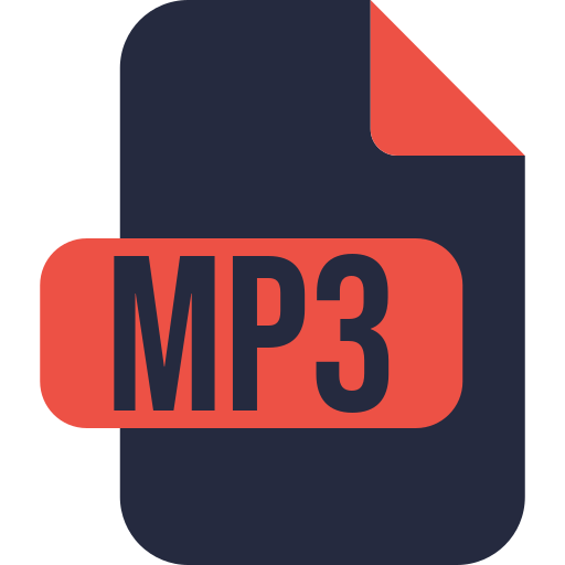 mp3 Generic color fill icon