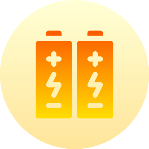Battery Basic Gradient Circular icon