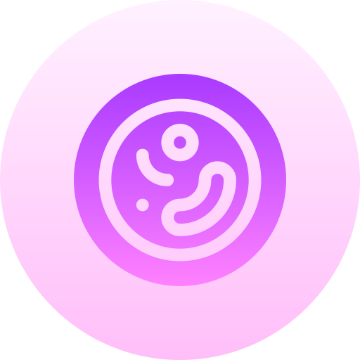 bakterien Basic Gradient Circular icon