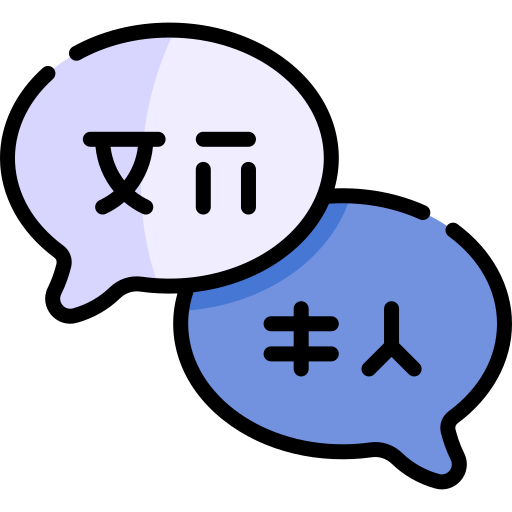 Язык Kawaii Lineal color иконка