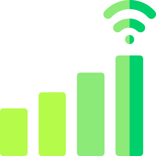 señal wifi Basic Rounded Flat icono