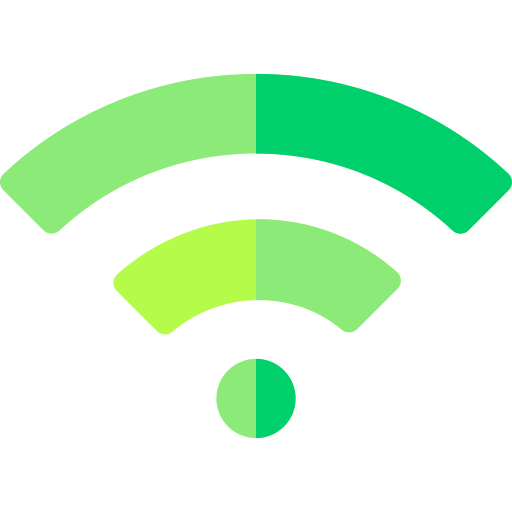 wifi Basic Rounded Flat icoon