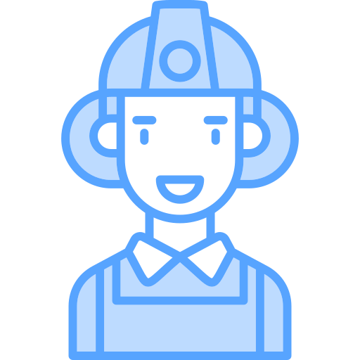 Miner Generic color lineal-color icon