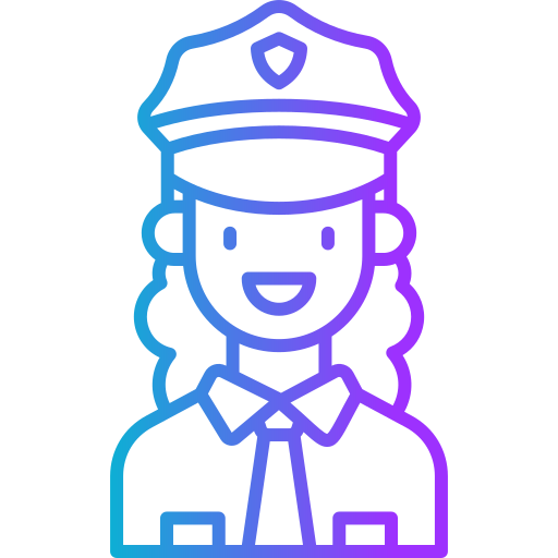 Полицейский Generic gradient outline иконка