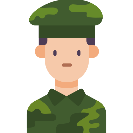 soldado Generic color fill icono