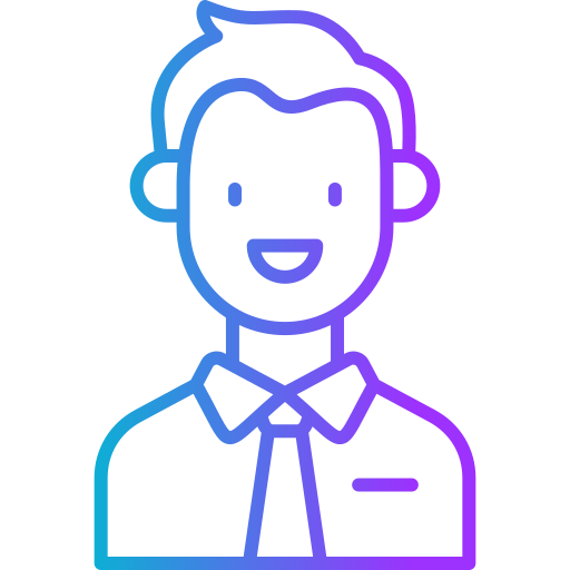 manager Generic gradient outline icoon