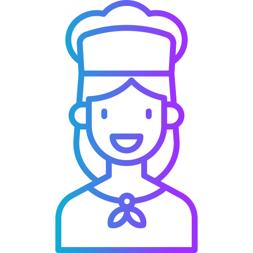 chef Generic gradient outline icoon