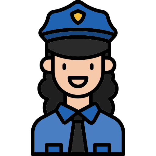 警官 Generic color lineal-color icon