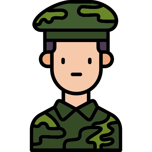 Żołnierz Generic color lineal-color ikona