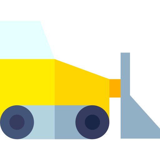 Forklift Basic Straight Flat icon