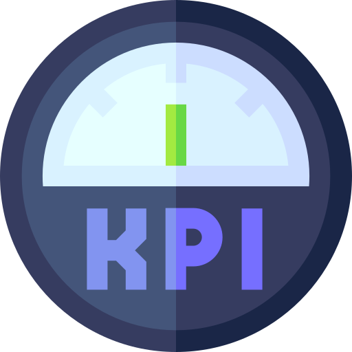 kpi Basic Straight Flat icon