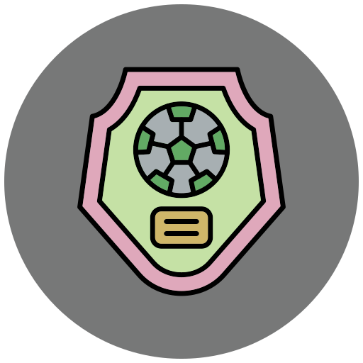 klub piłkarski Generic color lineal-color ikona