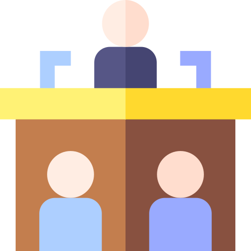 Conference Basic Straight Flat icon