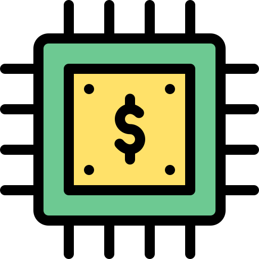 cpu Detailed Rounded Lineal color Ícone