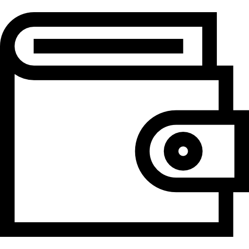 Кошелек Basic Straight Lineal иконка