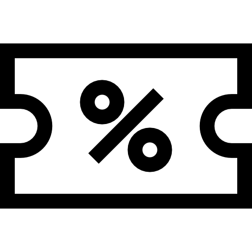 クーポン Basic Straight Lineal icon