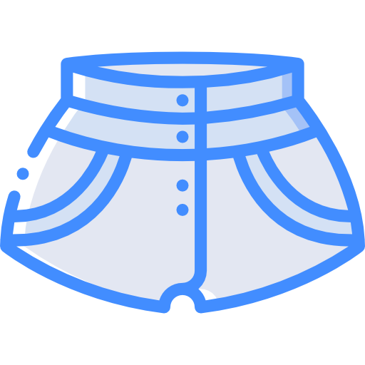 Shorts Basic Miscellany Blue icon