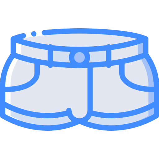 Shorts Basic Miscellany Blue icon