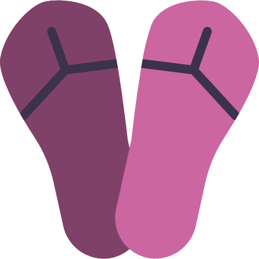 Flip flops Basic Miscellany Flat icon
