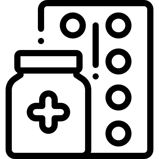 薬 Detailed Rounded Lineal icon