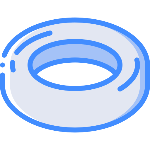 anel de borracha Basic Miscellany Blue Ícone
