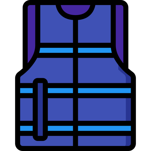 Lifejacket Basic Miscellany Lineal Color icon
