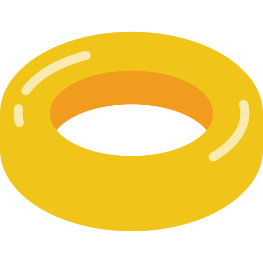 gumowy pierścień Basic Miscellany Flat ikona