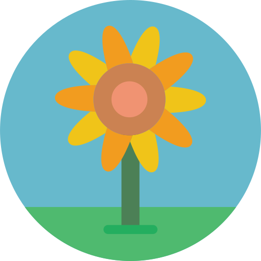 słonecznik Basic Miscellany Flat ikona