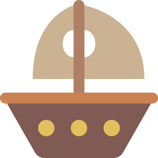 Sailboat Basic Miscellany Flat icon