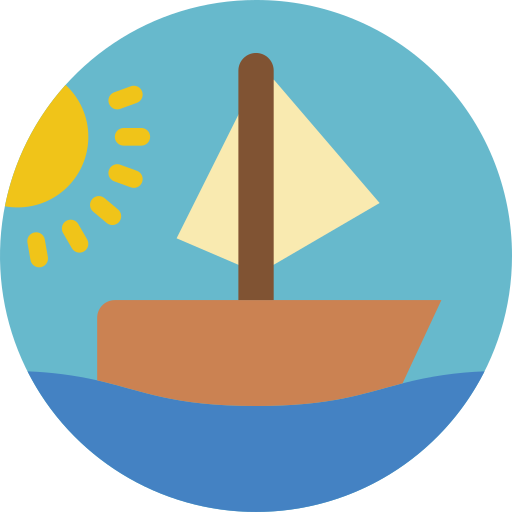 segelboot Basic Miscellany Flat icon