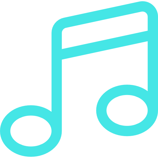 musik note Basic Rounded Lineal Color icon