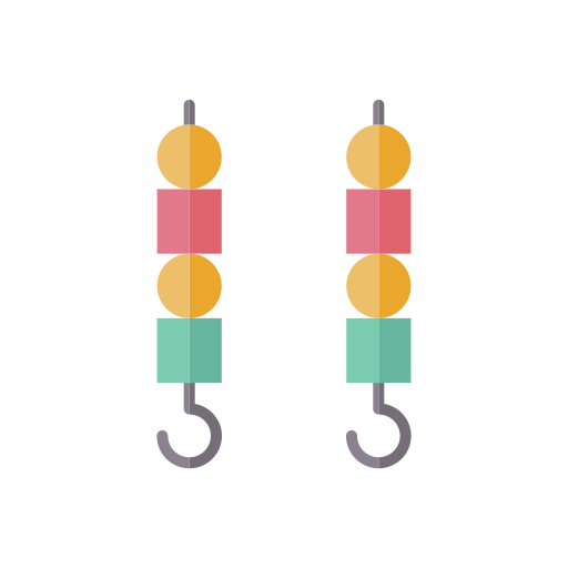 Skewer Generic color fill icon
