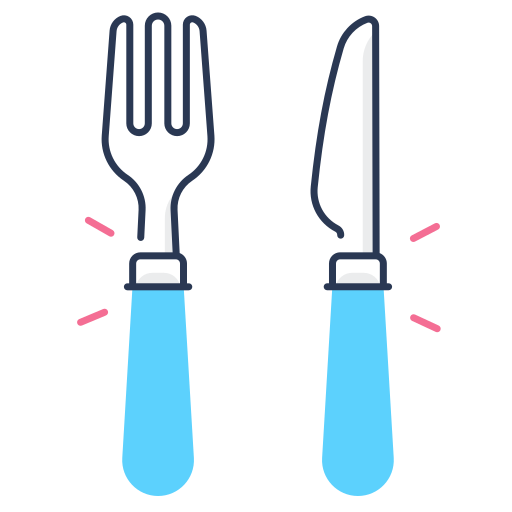 cuchillería Generic color fill icono