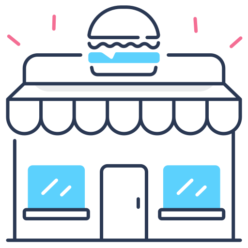 Food Store Generic color fill icon