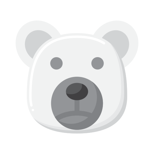 Polar Bear Generic color fill icon