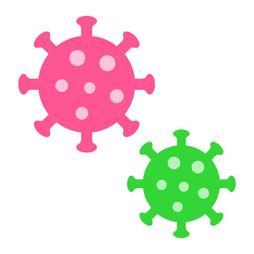 virus Generic color fill icona