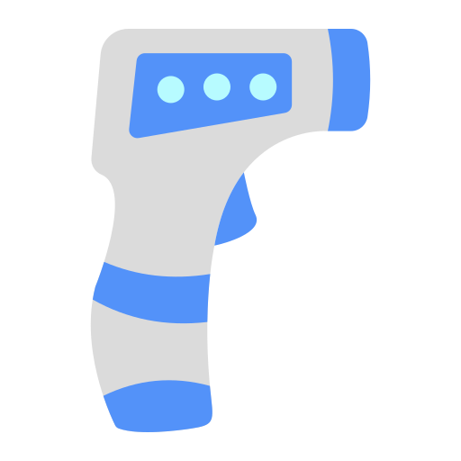 pistolet do termometrów Generic color fill ikona