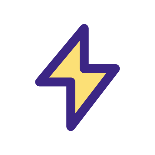 Lightning bolt  Generic color lineal-color icon
