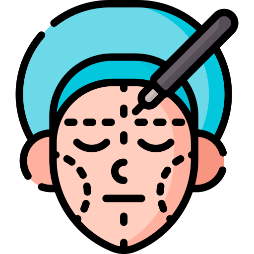 Face marking Special Lineal color icon