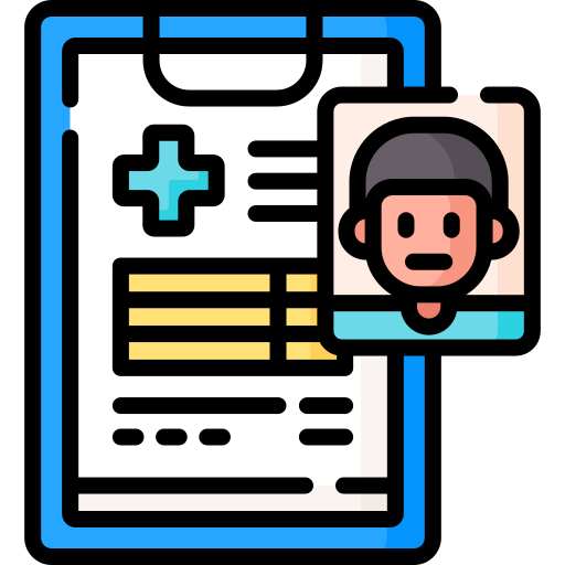 Medical record Special Lineal color icon