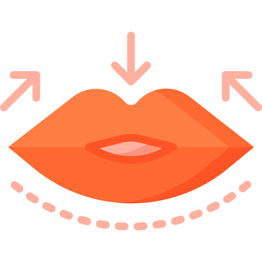Aumento de labios Special Flat icono