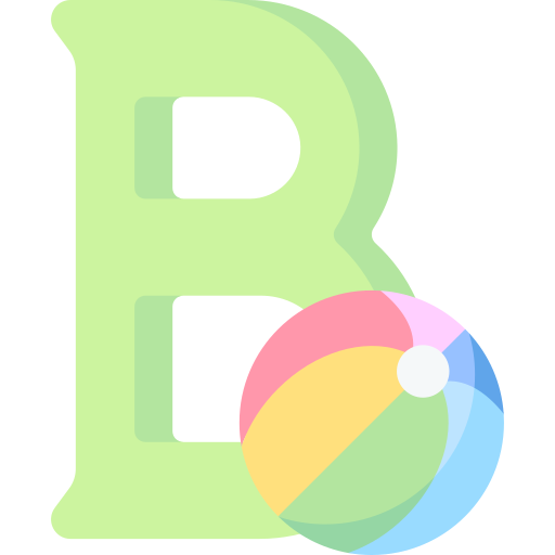 letra b Special Flat icono
