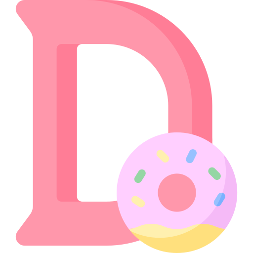 Letter D Special Flat icon