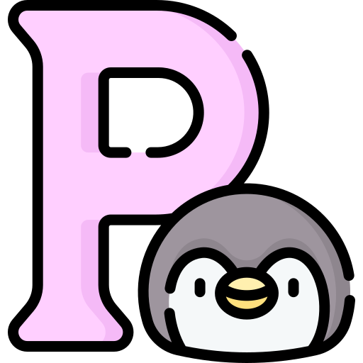 文字 p Special Lineal color icon